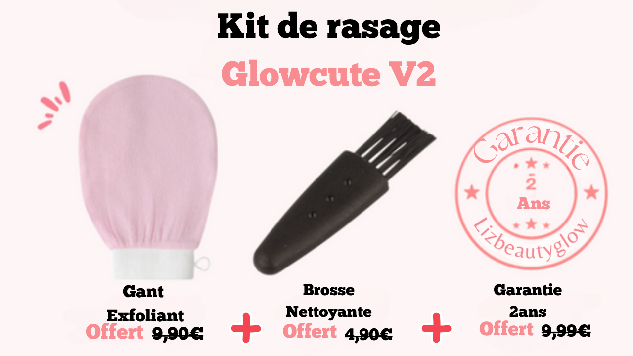 Kit rasage Glowcute V2